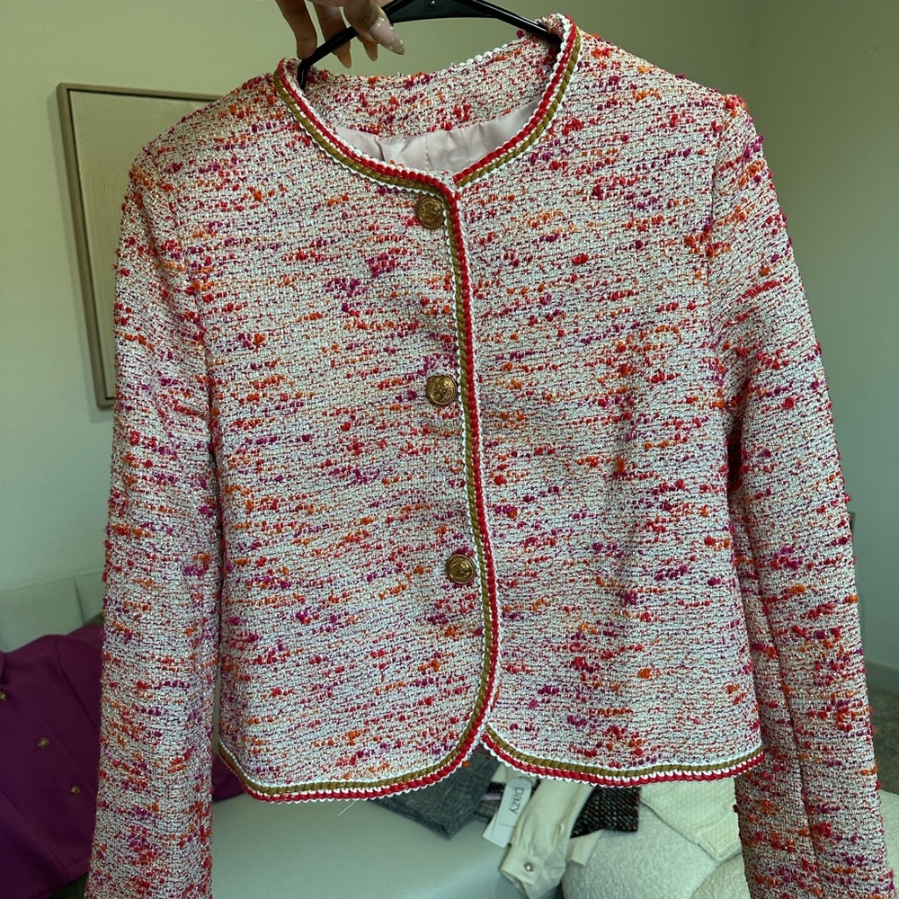 Chanel Multicolor Tweed Jacket